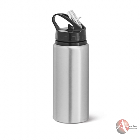 Squeeze em Alumínio 670 ml para Brindes Promocionais Prata