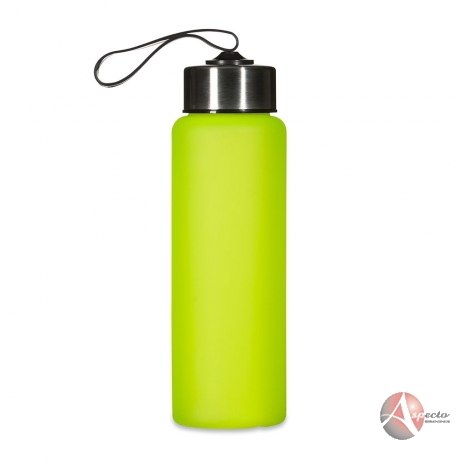 Squeeze Plástico 680ml com Cordão para Brindes Verde Claro