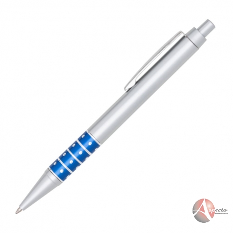 Caneta Plástica Personalizada para Brindes Azul