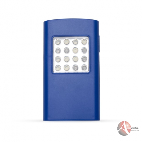 Lanterna Plástica com Imã para Brindes Promocionais Azul