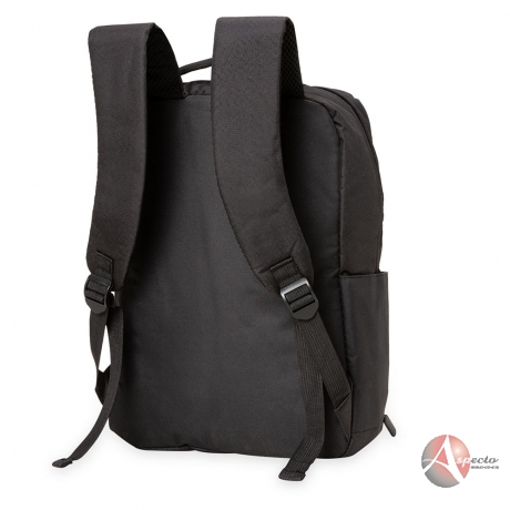 Mochila de Nylon 31L USB para Brindes Preta