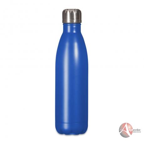 Garrafa Inox Fosco 750ml Personalizada para Brindes Azul