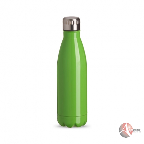 Garrafa Inox Brilhante 750ml Personalizada para Brindes Verde Claro