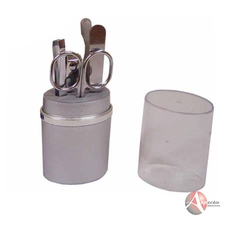 Kit Manicure com 05 peças para Brindes Prata