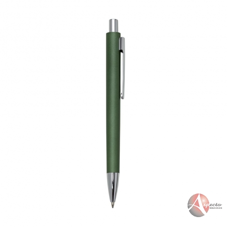 Caneta Semimetal para Brindes Promocionais Verde