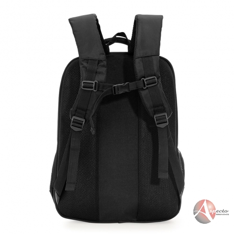 Mochila em Poliéster para Notebook 15.6 polegadas Preta