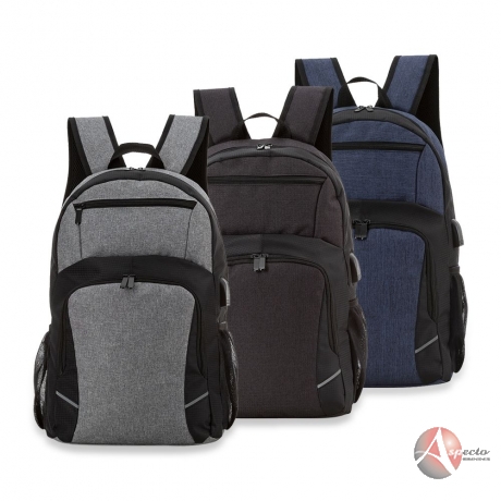Mochila para Notebook 15,6 polegadas 17 Litros P2 e USB