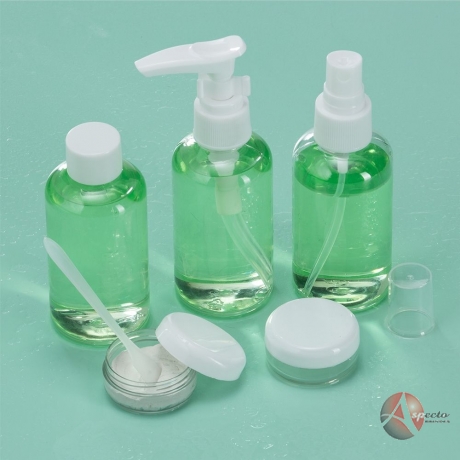 Frasco para Kit Viagem 6 Peças para Brindes