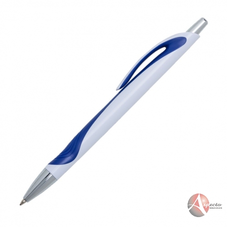 Caneta Plástica para Brindes Promocionais Azul