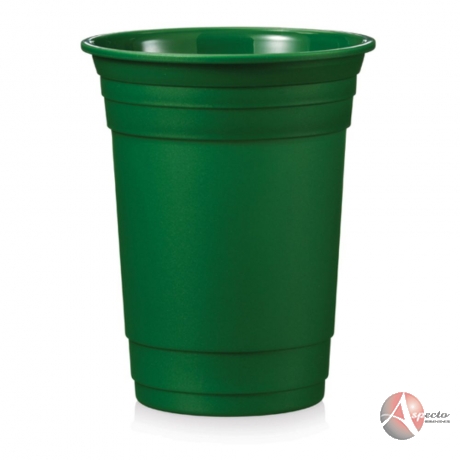 Copo Plástico 470ml Personalizado para Brindes Verde