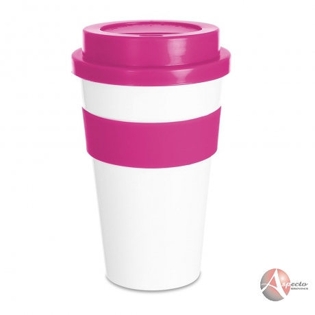 Copo Plástico 480ml Rosa