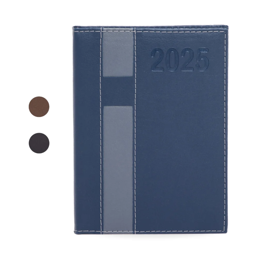 Agenda em couro sintético personalizada para brindes promocionais