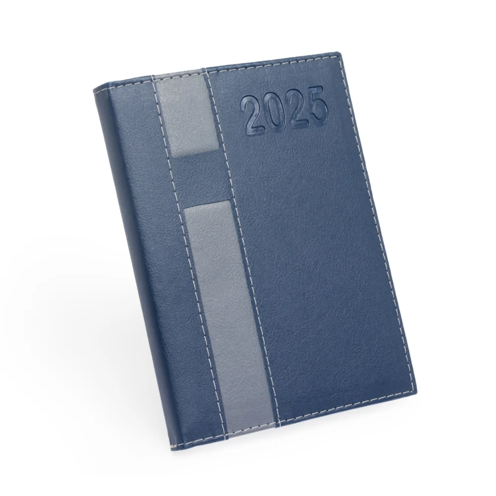 Agenda em couro sintético personalizada para brindes promocionais
