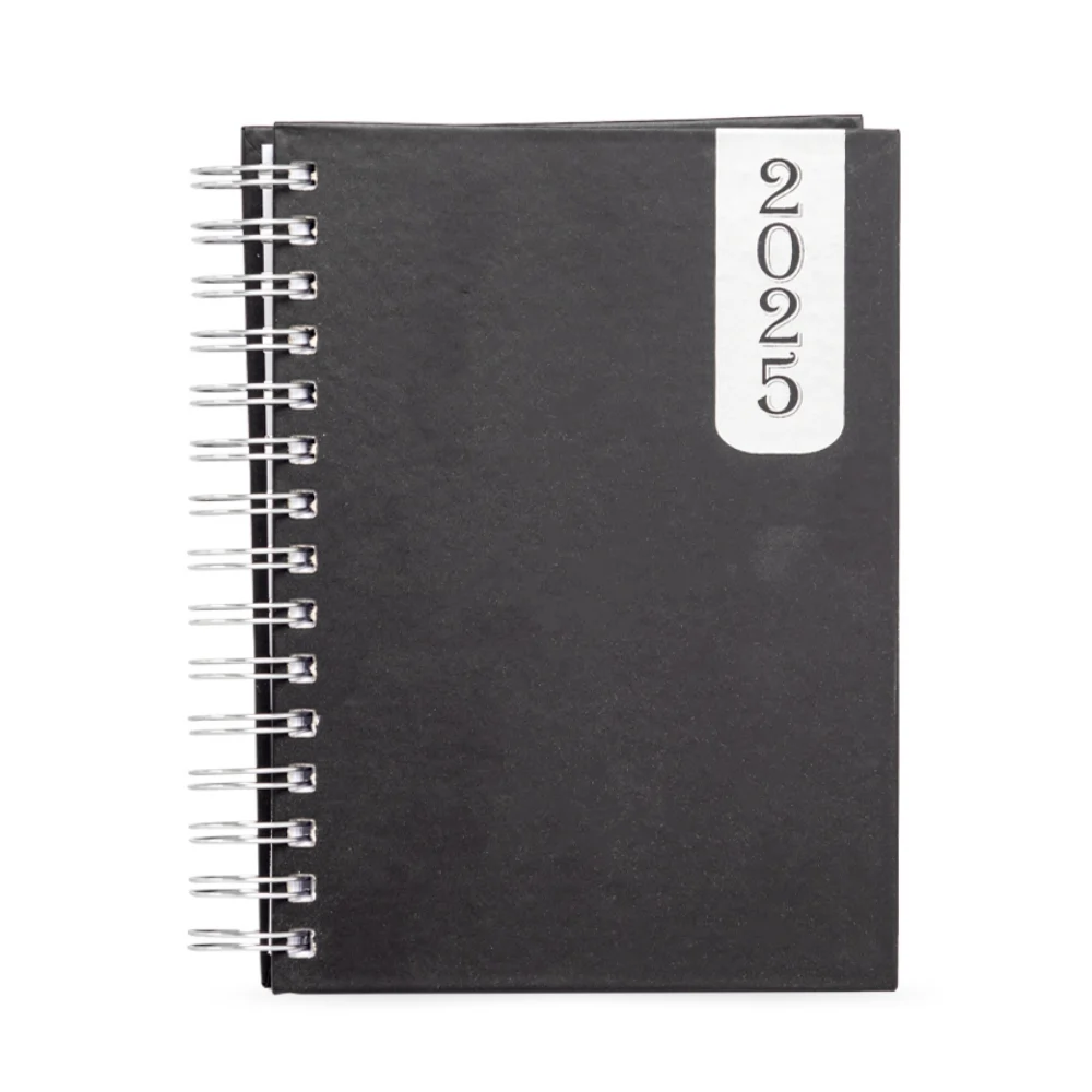 Agenda diária wire-o personalizada para brindes corporativos