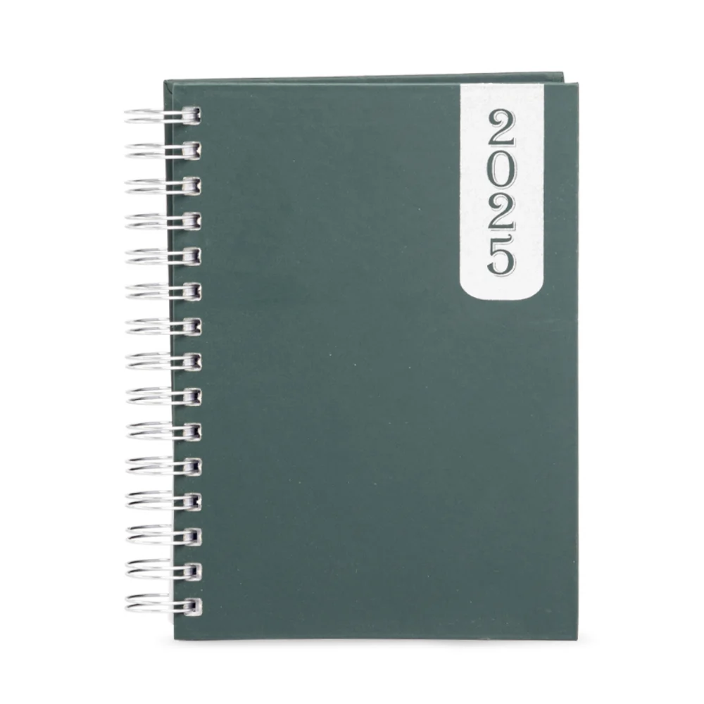 Agenda diária wire-o personalizada para brindes corporativos