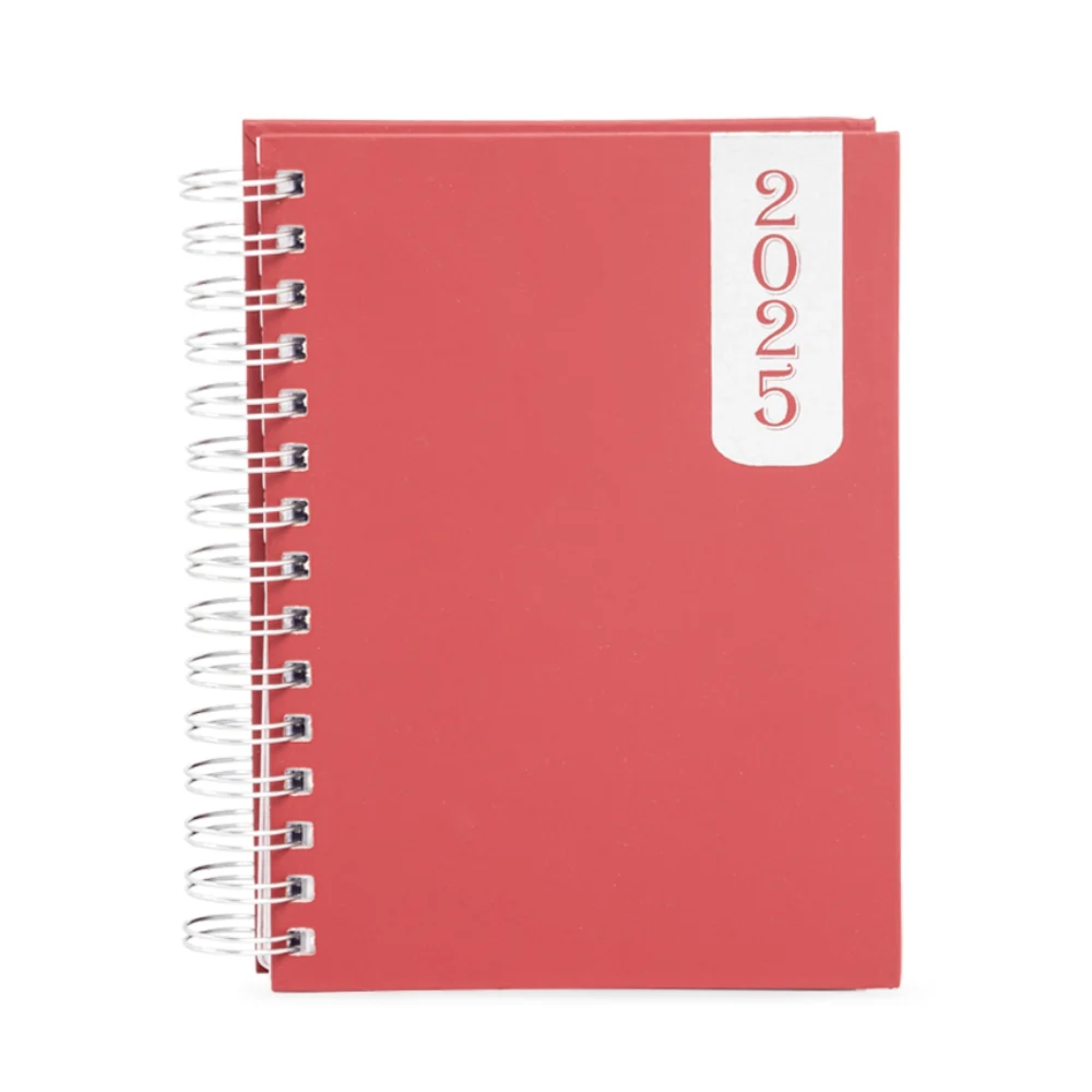 Agenda diária wire-o personalizada para brindes corporativos