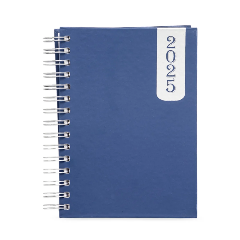 Agenda diária wire-o personalizada para brindes corporativos