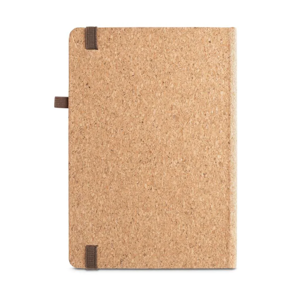 Agenda diária em cortiça personalizada para brindes corporativos