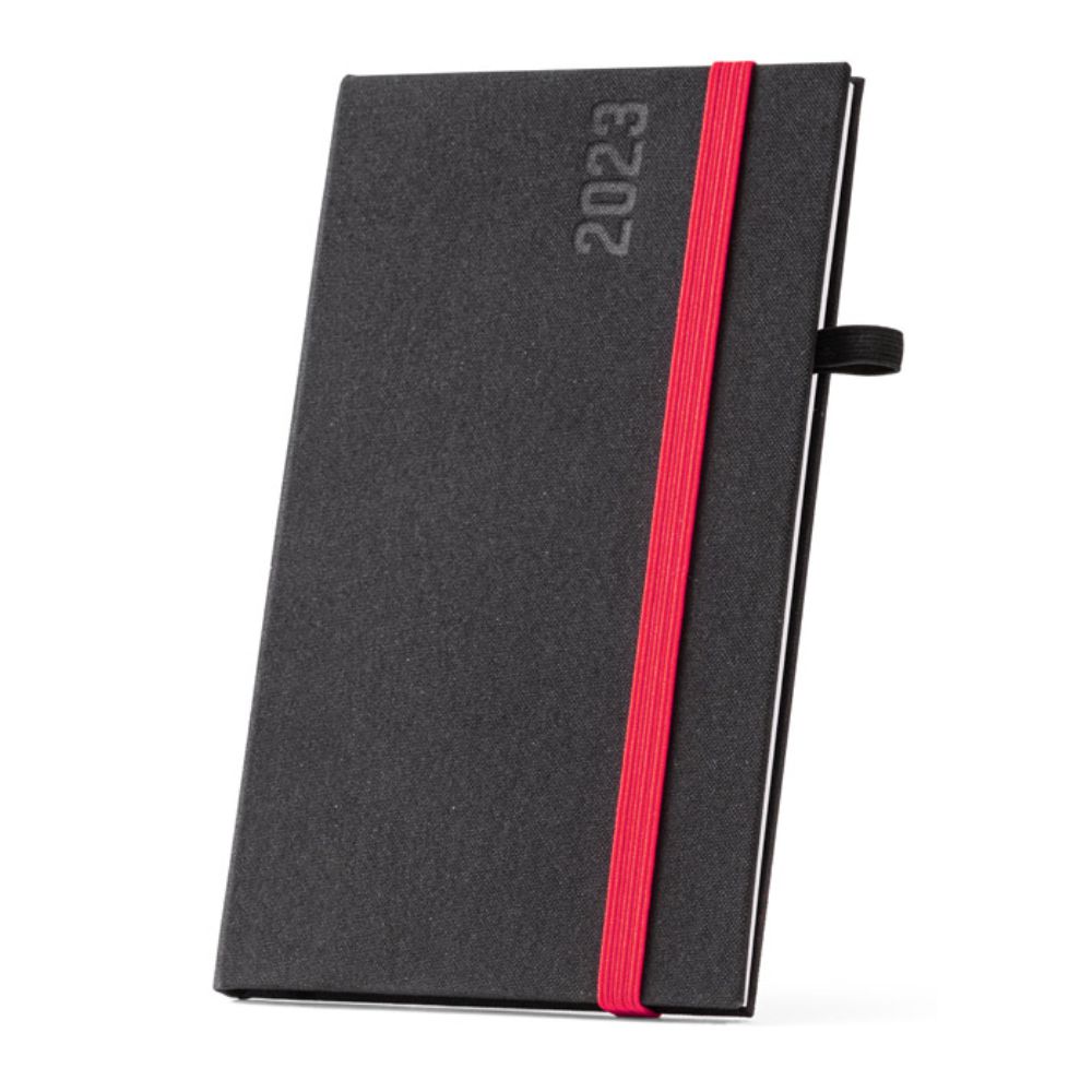 Agenda Pocket Diária 2023 Vermelha para Brindes Personalizados