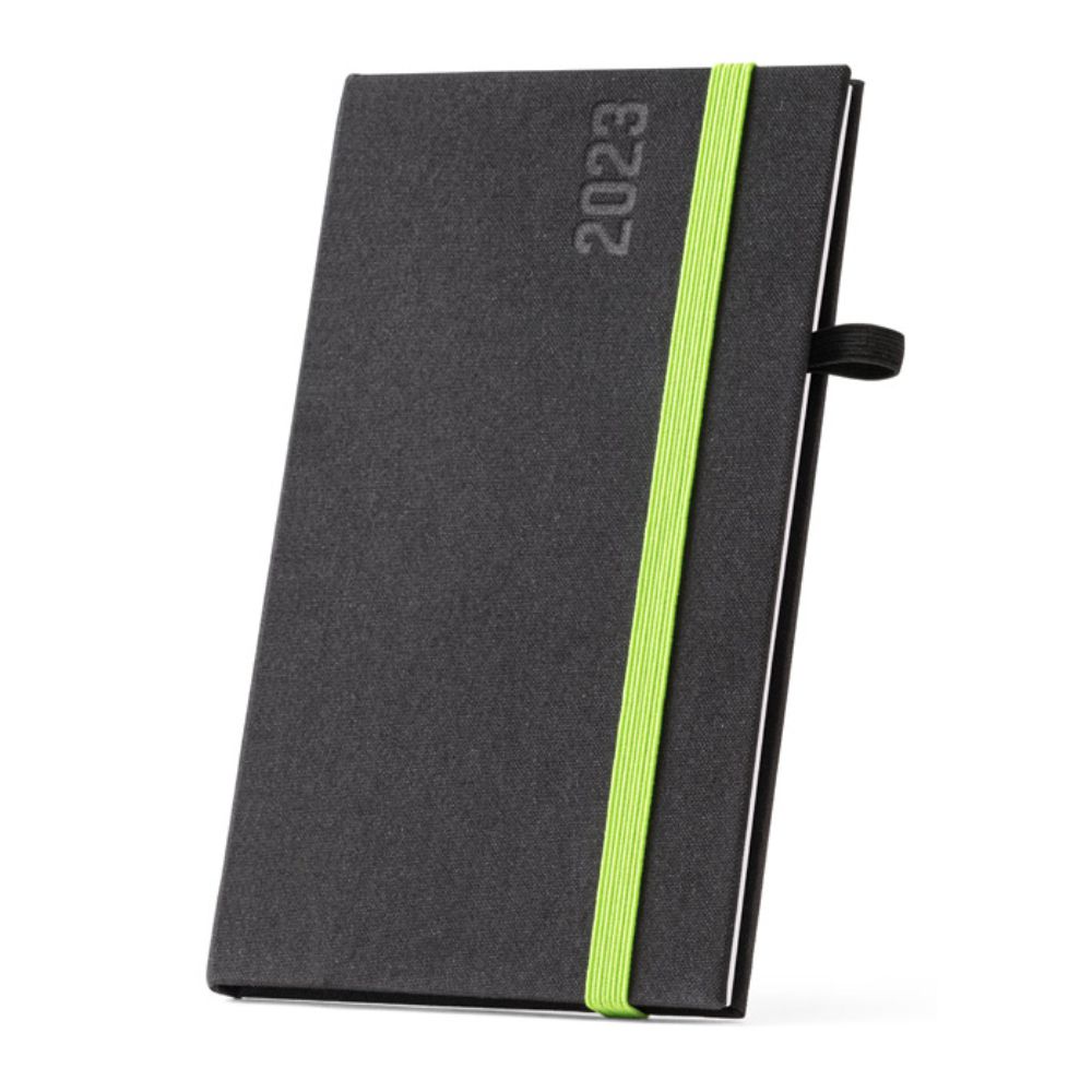 Agenda Pocket Diária 2023 Verde para Brindes Personalizados