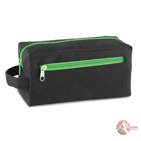 Necessaire com Nylon para Brindes Verde Claro