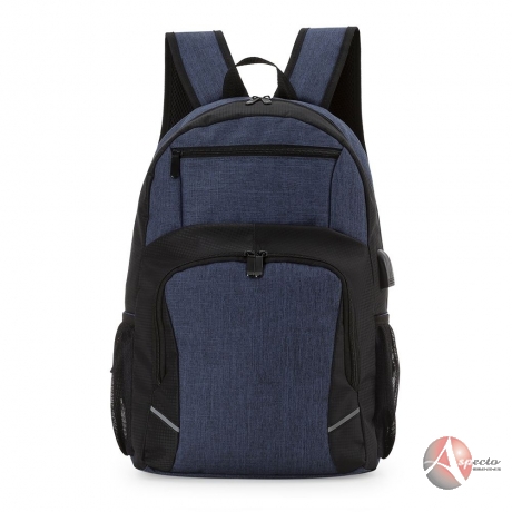 Mochila para Notebook 15,6 polegadas 17 Litros P2 e USB Azul