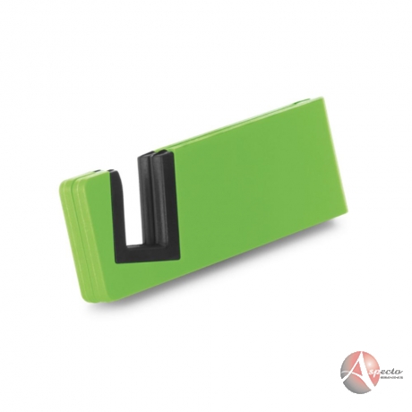 Suporte para Celular Plástico para Brindes Verde