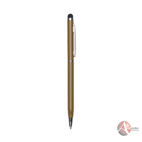 Caneta para Brindes em Metal Touch Dourada
