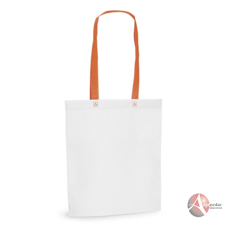 Sacola em TNT Non-woven 33 x 39 cm Laranja