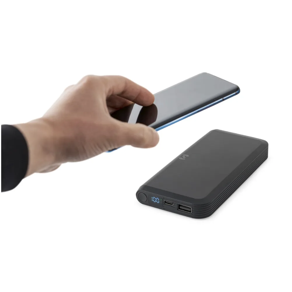 Bateria com Carregador por Indução 10.000 mAh
