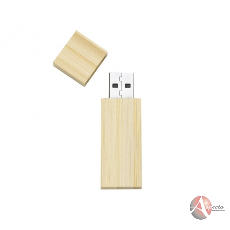 Conjunto Estojo e Pen Drive Bambu