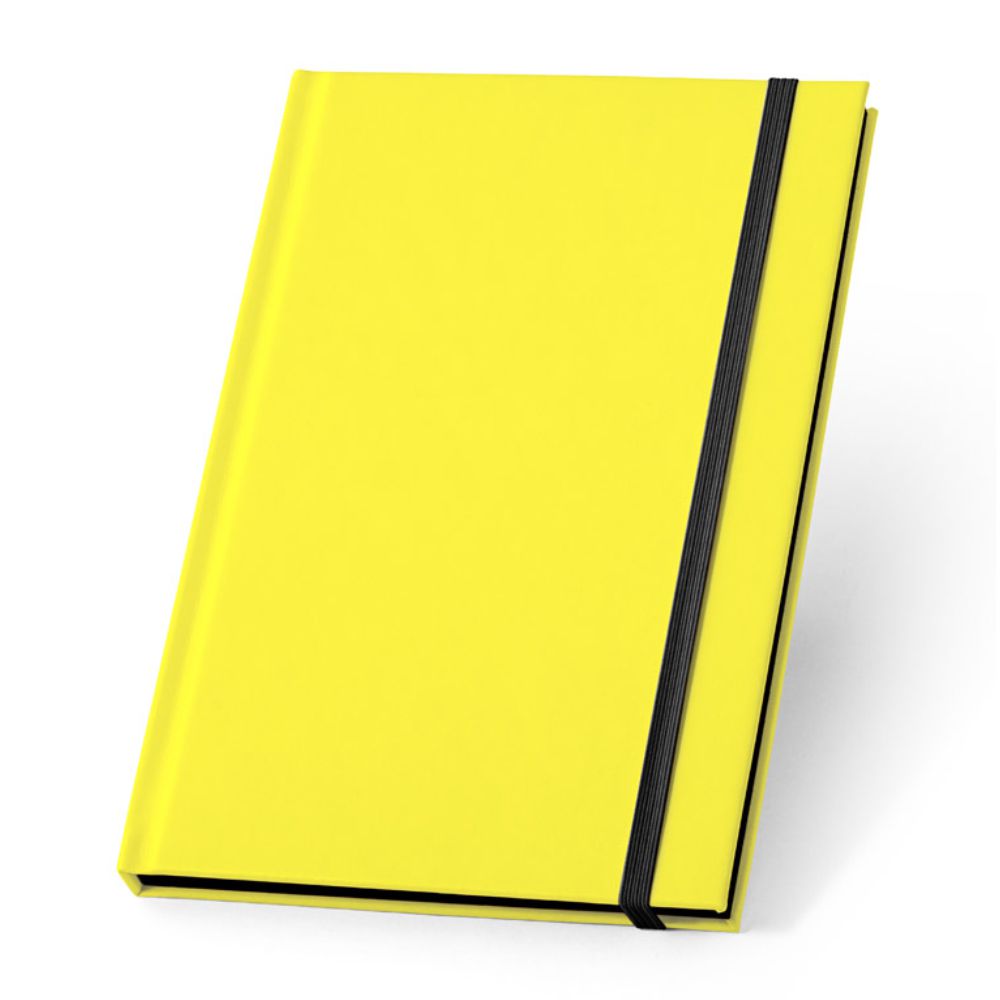 Bloco Caderno A5 Fluorescente para Brindes Promocionais Amarelo