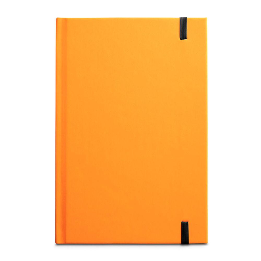 Bloco Caderno A5 Fluorescente para Brindes Promocionais Laranja