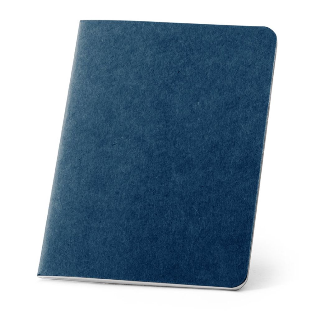 Bloco Caderno Papel Reciclável Azul para Brindes Personalizados