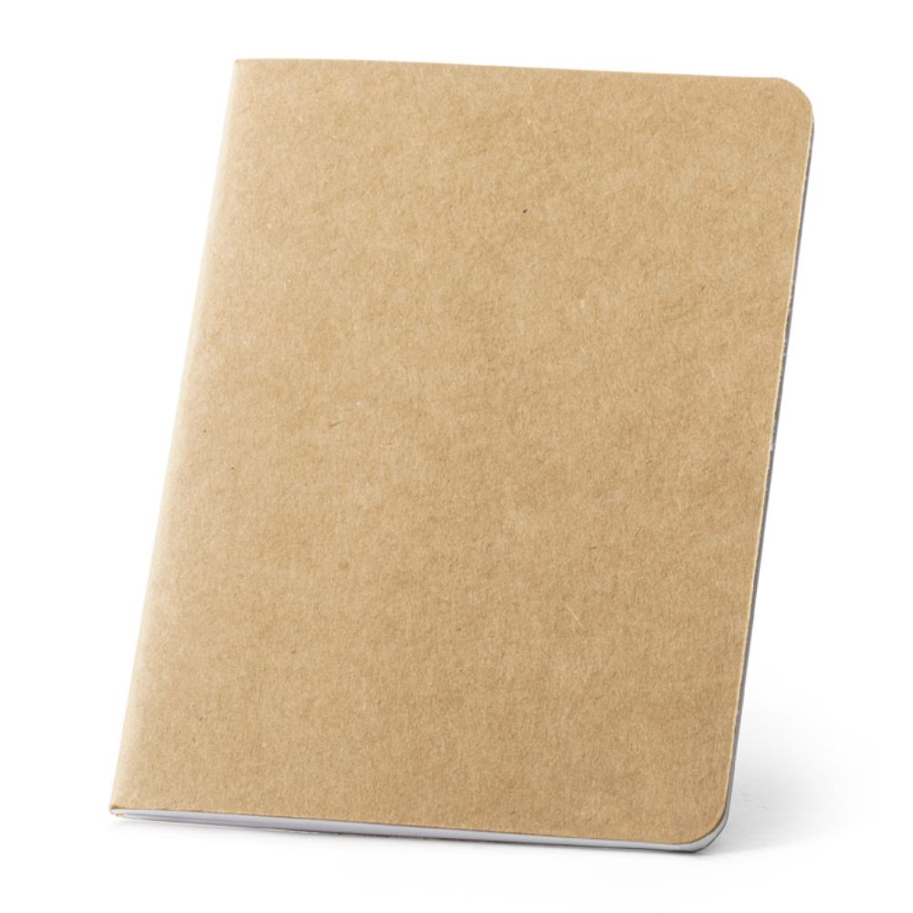 Bloco Caderno Papel Reciclável Bege para Brindes Personalizados