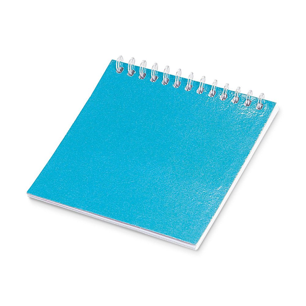 Bloco Caderno para Colorir com 25 Desenhos para Brindes Promocionais azul
