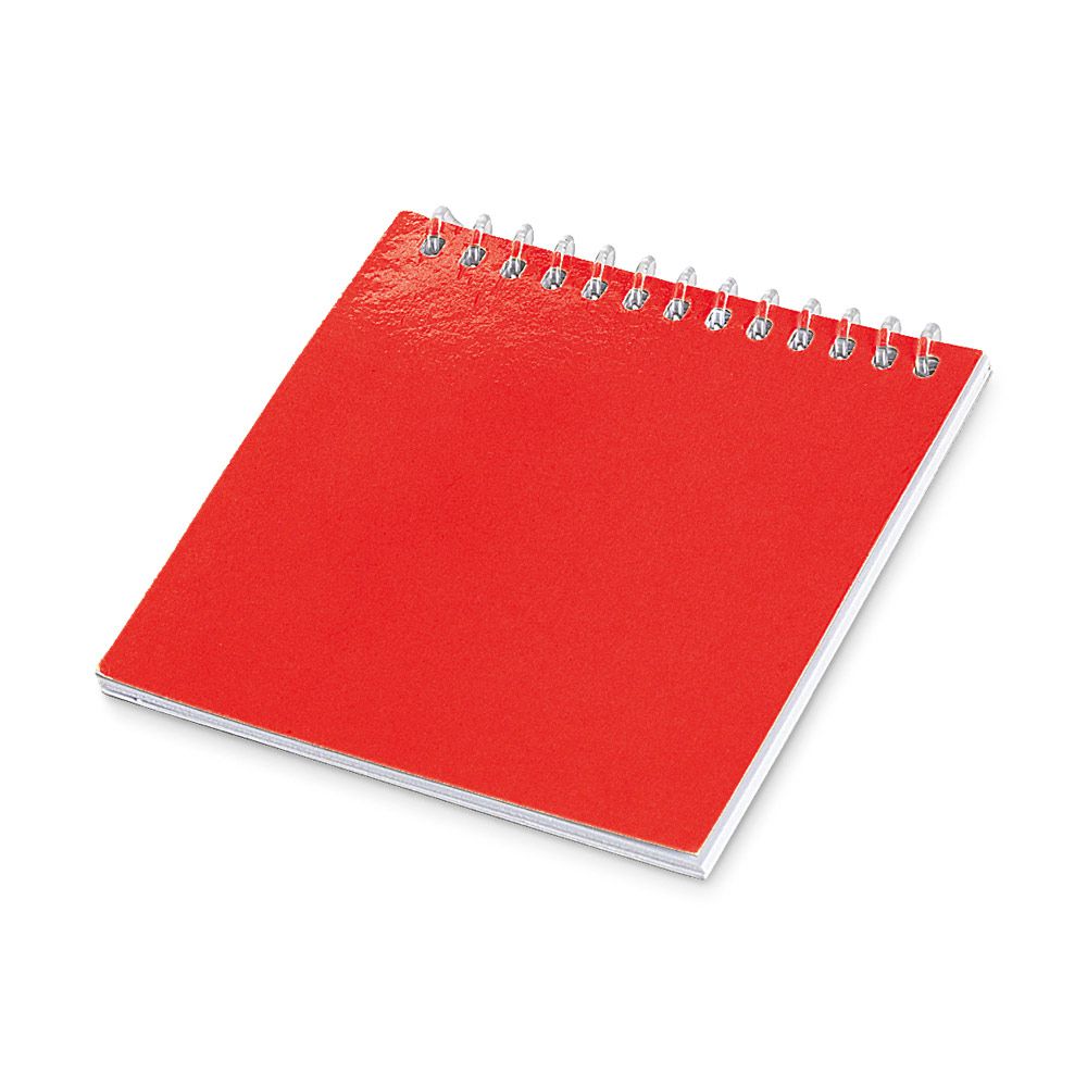 Bloco Caderno para Colorir com 25 Desenhos para Brindes Promocionais Vermelho Vermelho