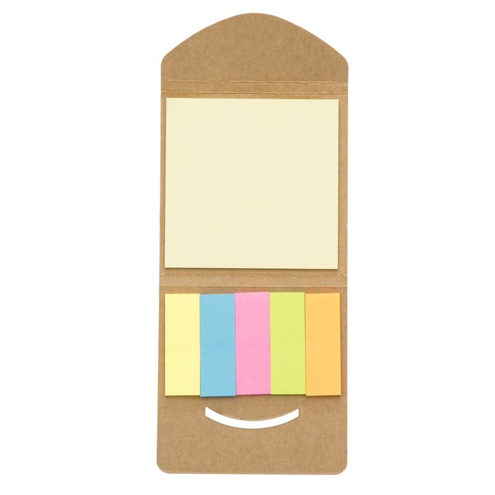 Bloco de anotações ecológico com post-its para Brindes Corporativos