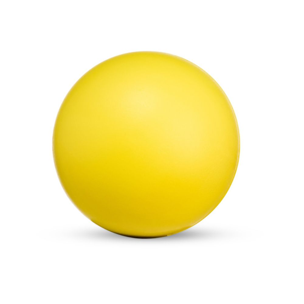 Bolinha Antistress Poliuretano Amarela para Brindes