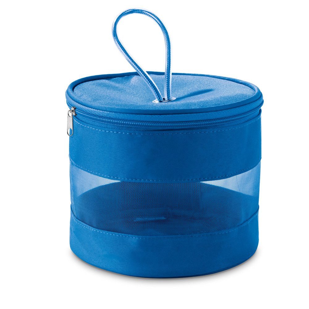 Bolsa de Cosméticos Azul para Brindes Promocionais