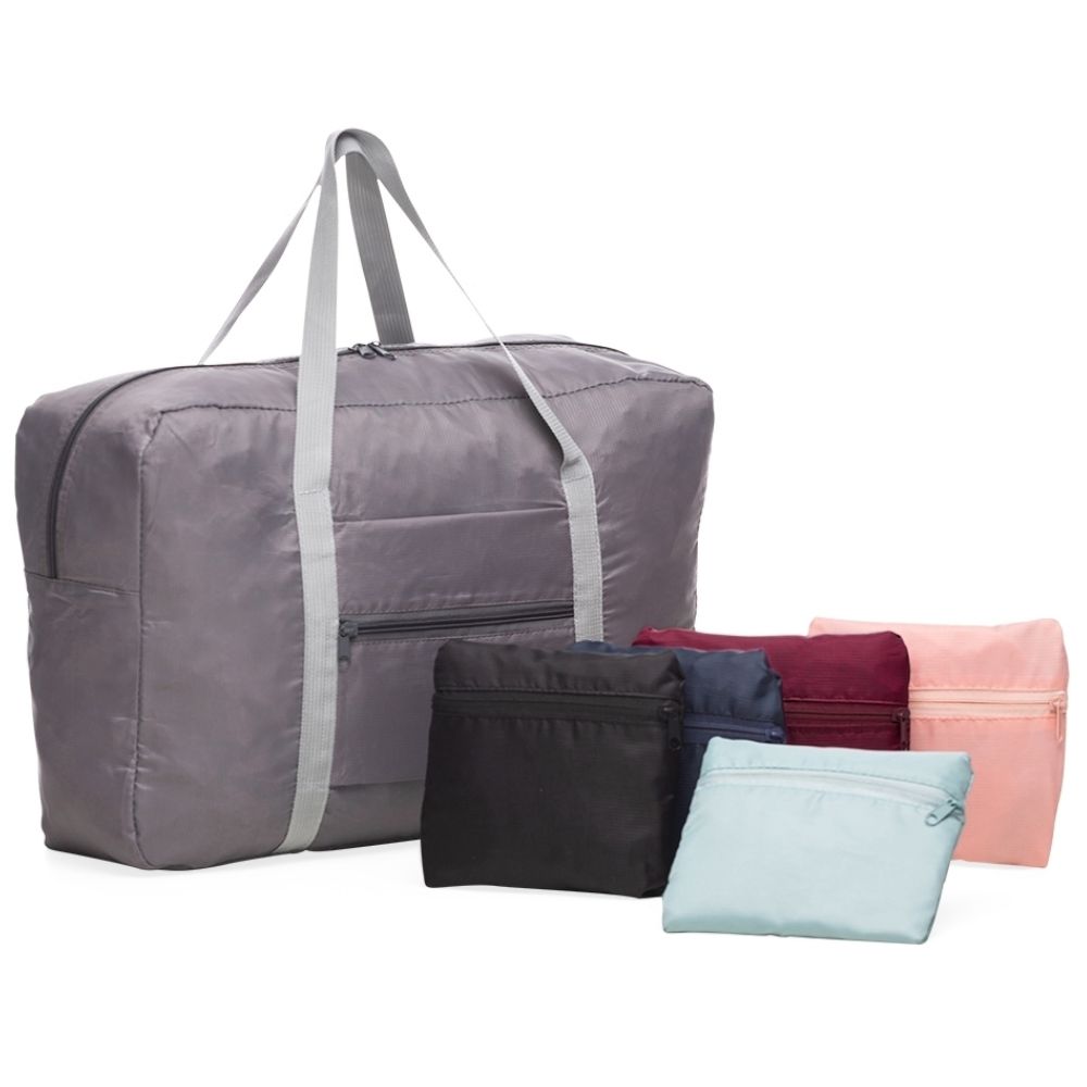 Bolsa de viagem dobrável personalizada para brindes corporativos