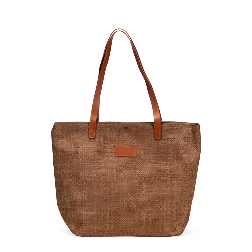 Bolsa Palha Trançada Personalizada