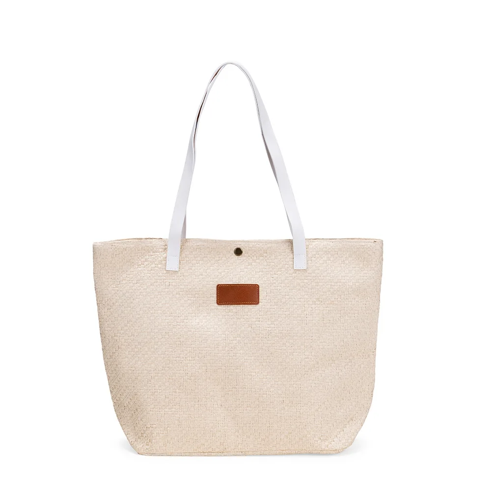 Bolsa Palha Trançada Personalizada