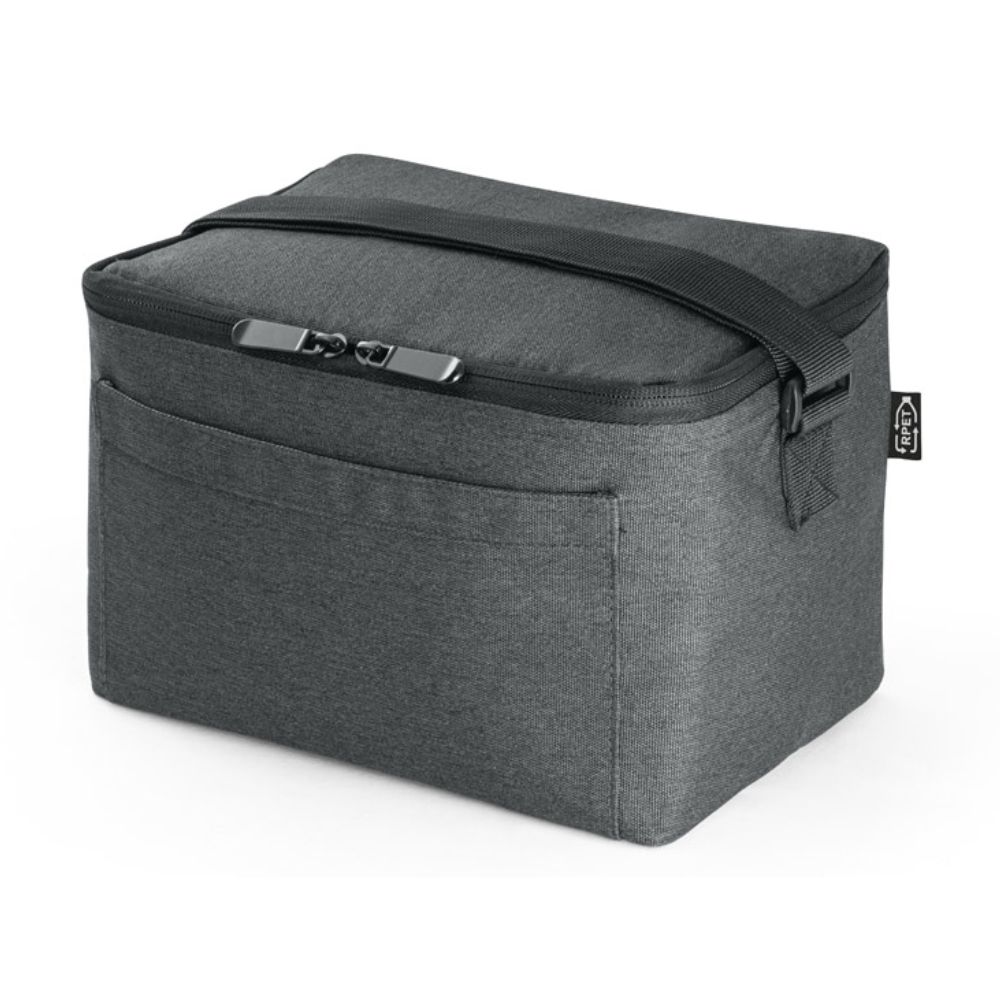 Bolsa Térmica Cinza em rPET 600D 7 Litros para Brindes Personalizados