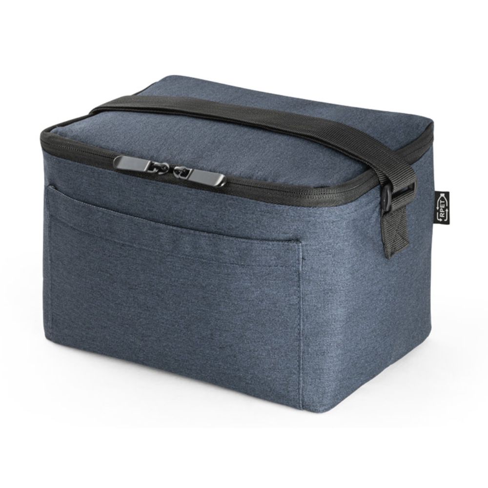 Bolsa Térmica Azul em rPET 600D 7 Litros para Brindes Personalizados