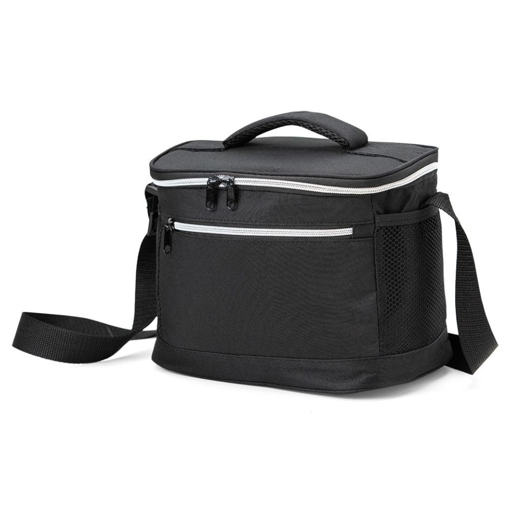 Bolsa Térmica Preta Nylon 10 Litros Personalizada Para Brindes