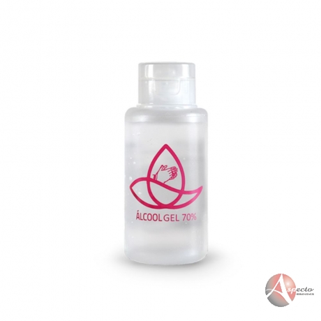 Álcool Gel 70% antisséptico 60ml para Brindes