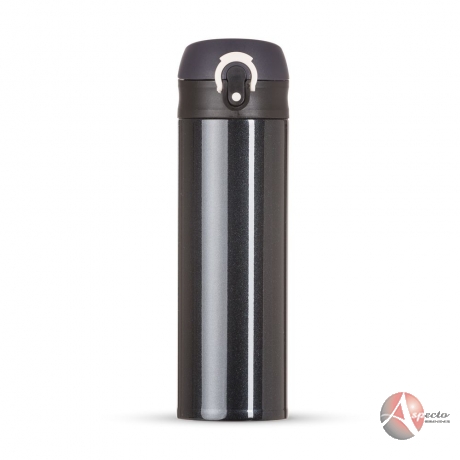 Garrafa Térmica 450ml para Brindes Preta