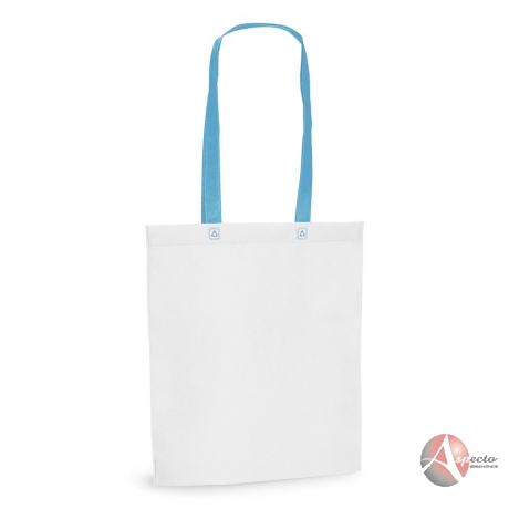 Sacola em TNT Non-woven 33 x 39 cm Azul claro