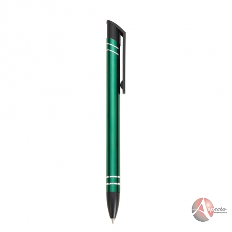 Caneta Semimetal para Brindes Promocionais Verde
